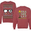 You'll Shoot Your Eye Out Story Ugly Christmas Front and Back Sweater Unisex Crewneck Sweatshirt