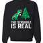 Christmas Trex The Struggle is Real Ugly Christmas Sweater Christmas Unisex Crewneck Graphic Sweatshirt