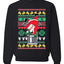 Santa Keg Stand Beer Drinking Drunk Ugly Christmas Sweater Christmas Unisex Crewneck Graphic Sweatshirt