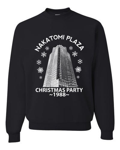 Nakatomi Plaza Christmas Party 1988 Classic McClane Die Hard Christmas Unisex Crewneck Graphic Sweatshirt