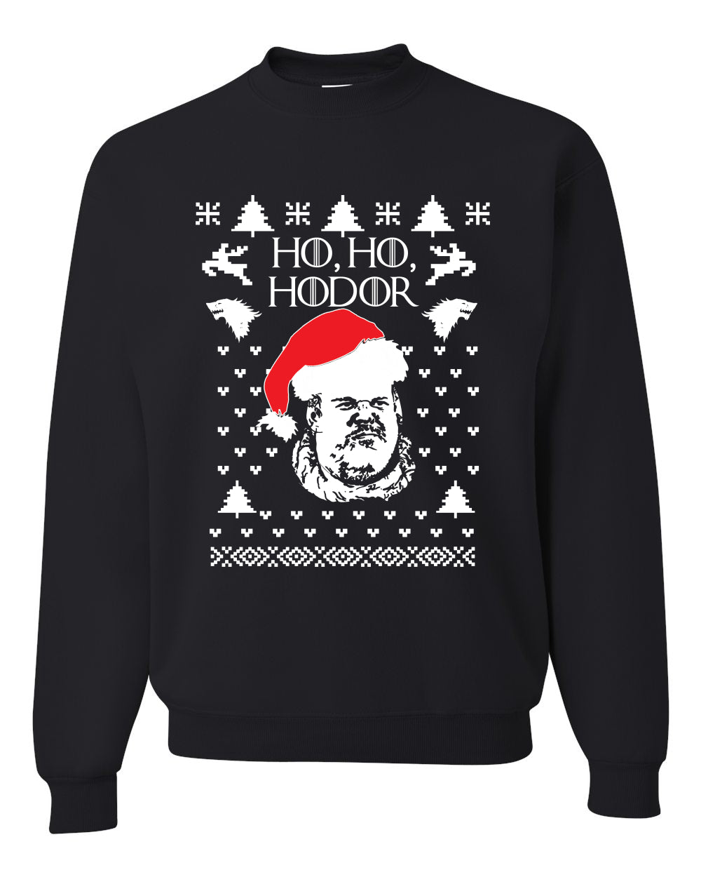 Ho Ho Hodor GoT Christmas Unisex Crewneck Graphic Sweatshirt