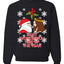 Most Wonderful Time of The Year Santa Jesus Unisex Crewneck Graphic Sweatshirt