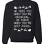 He Knows When You're Drinking Shit Faced Christmas Unisex Crewneck Graphic Sweatshirt