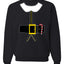 Santa Suit with Beard Belt Candy Cane Christmas Unisex Crewneck Graphic Sweatshirt