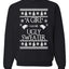 A Girl Has No Ugly Sweater Christmas Unisex Crewneck Graphic Sweatshirt