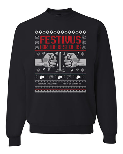 Festivus for The Rest of Us Christmas Unisex Crewneck Graphic Sweatshirt