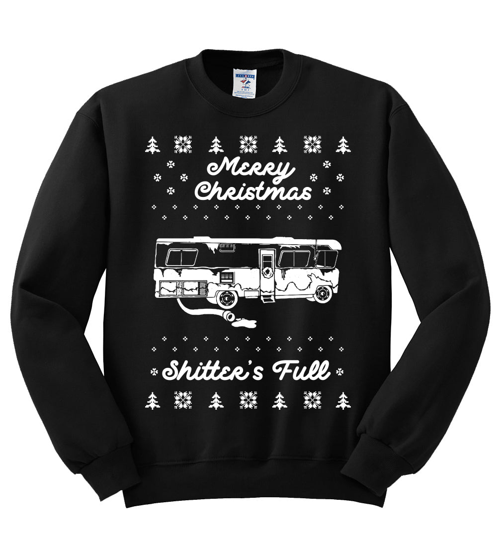 Merry Christmas Shitters Full Christmas Unisex Crewneck Graphic Sweatshirt
