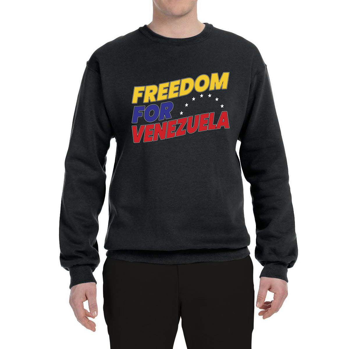 Freedom For Venezuelan Sweater, Unisex Crewneck Sweatshirts