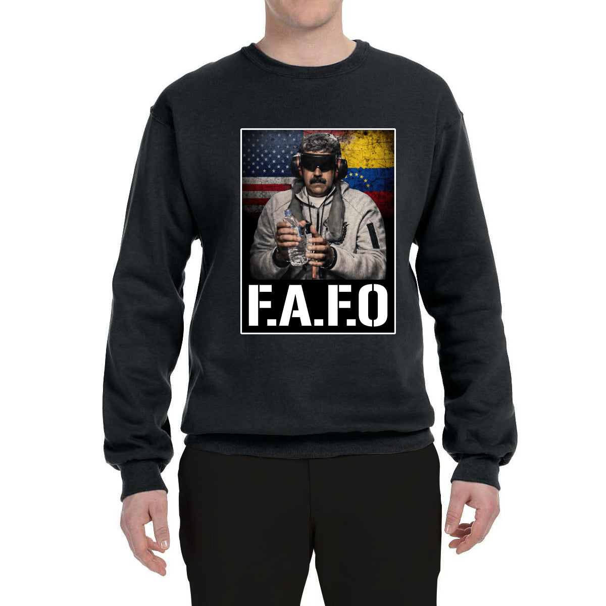 Venezuelan Dictator Maduro Captured F Around Find Out Sweater, Unisex Crewneck Sweatshirts