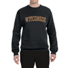 Wisconsin  Camo Fill Orange Outline Sweater, Unisex Crewneck Sweatshirts