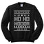 Ho Ho Hodor GoT White Winter Christmas Unisex Crewneck Graphic Sweatshirt