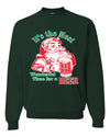 It is The Most Wonderful Time for a Beer Ugly Christmas Sweater Unisex Crewneck Graphic Sweatshirt