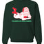 Sexy Santa Im Laying on your Present Ugly Christmas Christmas Unisex Crewneck Graphic Sweatshirt