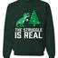 Christmas Trex The Struggle is Real Ugly Christmas Sweater Christmas Unisex Crewneck Graphic Sweatshirt