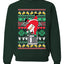 Santa Keg Stand Beer Drinking Drunk Ugly Christmas Sweater Christmas Unisex Crewneck Graphic Sweatshirt