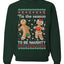 Tis Season to get Naughty Xmas Ugly Christmas Sweater Christmas Unisex Crewneck Graphic Sweatshirt