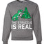 Christmas Trex The Struggle is Real Ugly Christmas Sweater Christmas Unisex Crewneck Graphic Sweatshirt