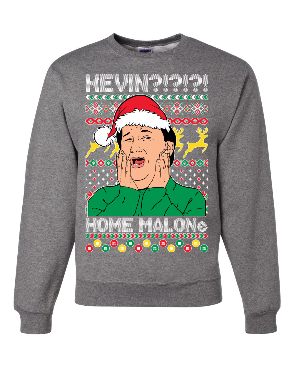 Kevin Home Malone Office Tv Xmas Christmas Unisex Crewneck Graphic Sweatshirt