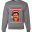Funny Ron Swanson Parks and Rec Christmas I Don't Care if It's Merry Xmas Christmas Unisex Crewneck Graphic Sweatshirt