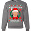 Merry Christmas Snowflake Funny Trump Ugly Christmas Sweater Unisex Crewneck Graphic Sweatshirt