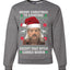 Merry Christmas to Everyone Except Carole Baskin Ugly Christmas Sweater Unisex Crewneck Graphic Sweatshirt