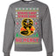 Strike First Strike Hard No Mercy Xmas Ugly Christmas Sweater Unisex Crewneck Graphic Sweatshirt
