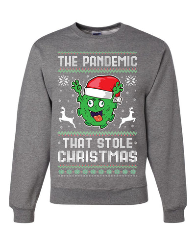 The Pandemic that Stole Christmas Hanukkah Unisex Crewneck Graphic Sweatshirt