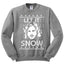 Let It Snow Jon Snow Digital Christmas Unisex Crewneck Graphic Sweatshirt
