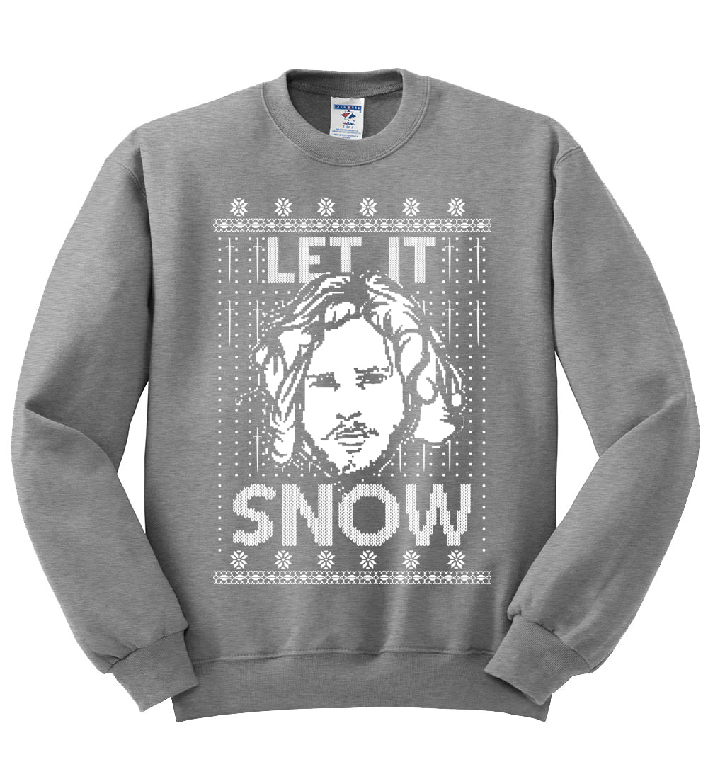 Let It Snow Jon Snow Digital Christmas Unisex Crewneck Graphic Sweatshirt