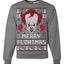 Merry Floatmas | IT Clown Christmas Unisex Crewneck Graphic Sweatshirt