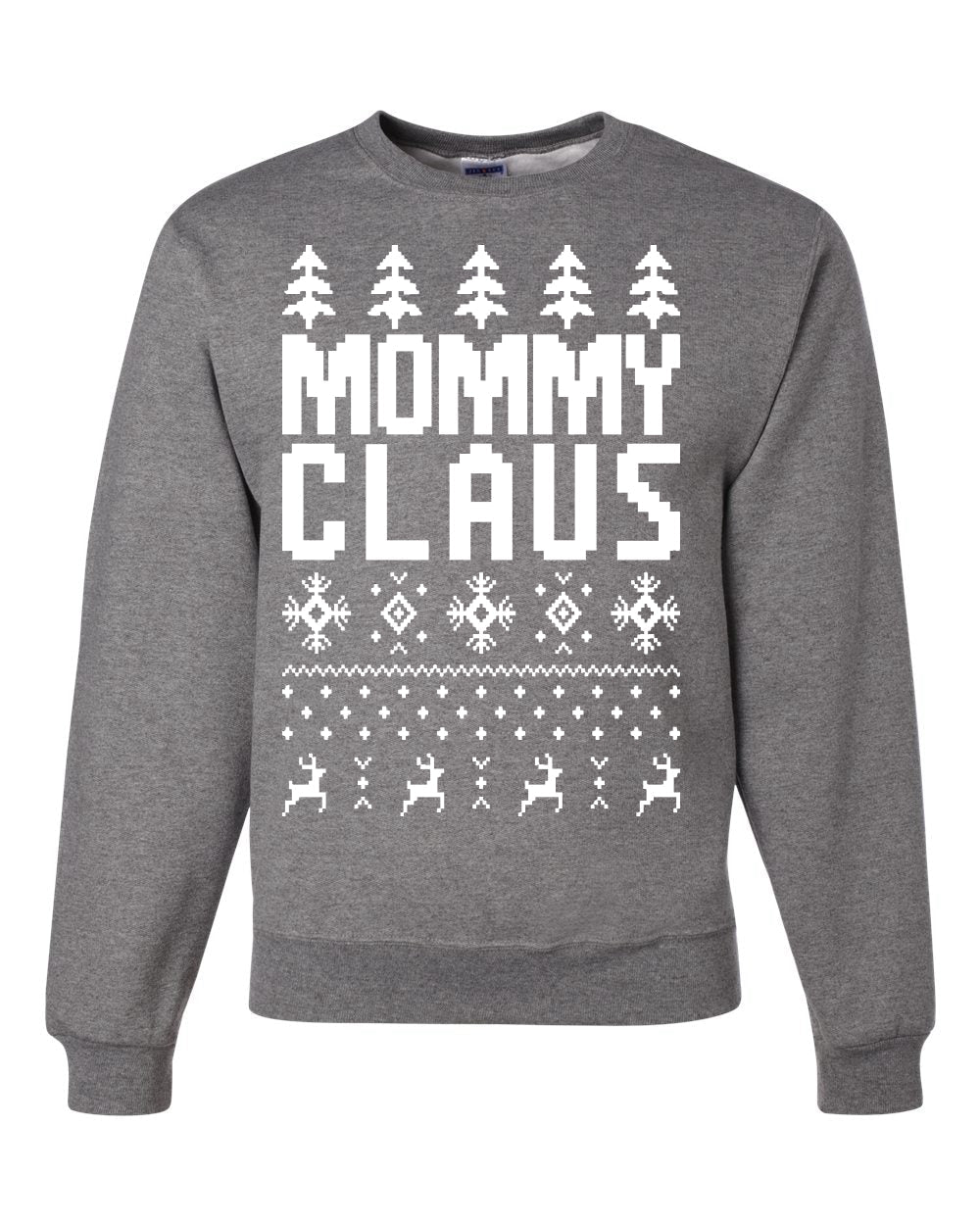 Mommy Claus Christmas Unisex Crewneck Graphic Sweatshirt