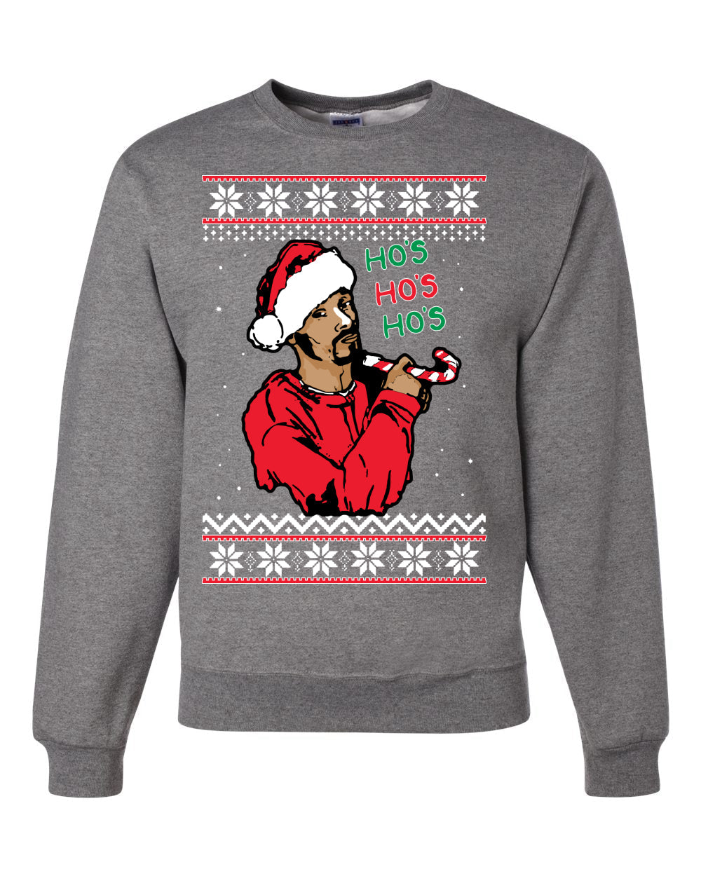 snoop dog ho's ho's ho's Christmas Unisex Crewneck Graphic Sweatshirt