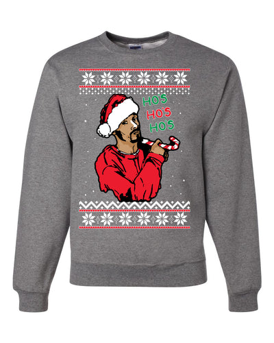 snoop dog ho's ho's ho's Christmas Unisex Crewneck Graphic Sweatshirt