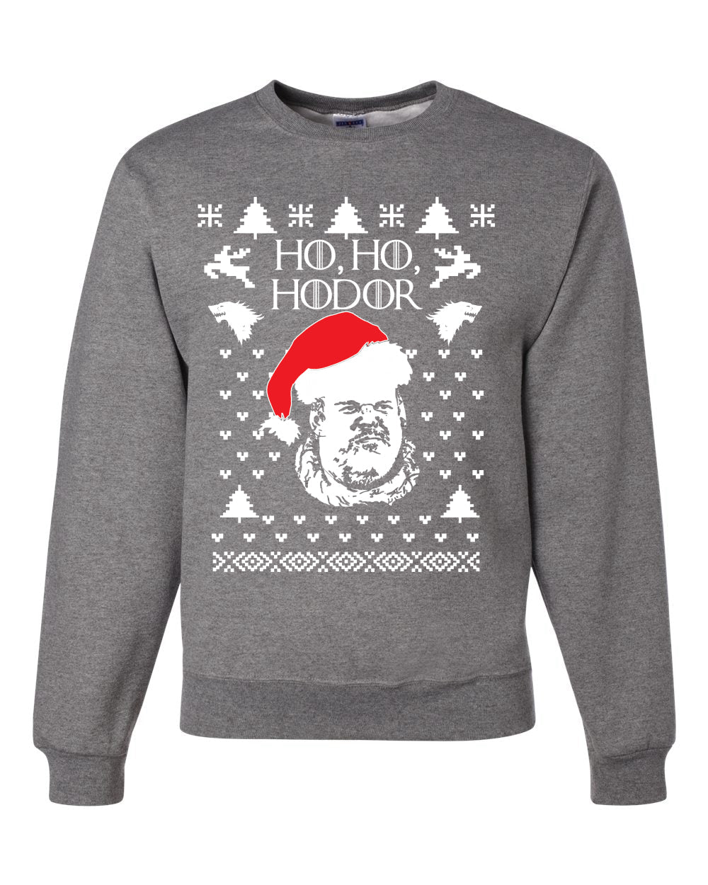 Ho Ho Hodor GoT Christmas Unisex Crewneck Graphic Sweatshirt