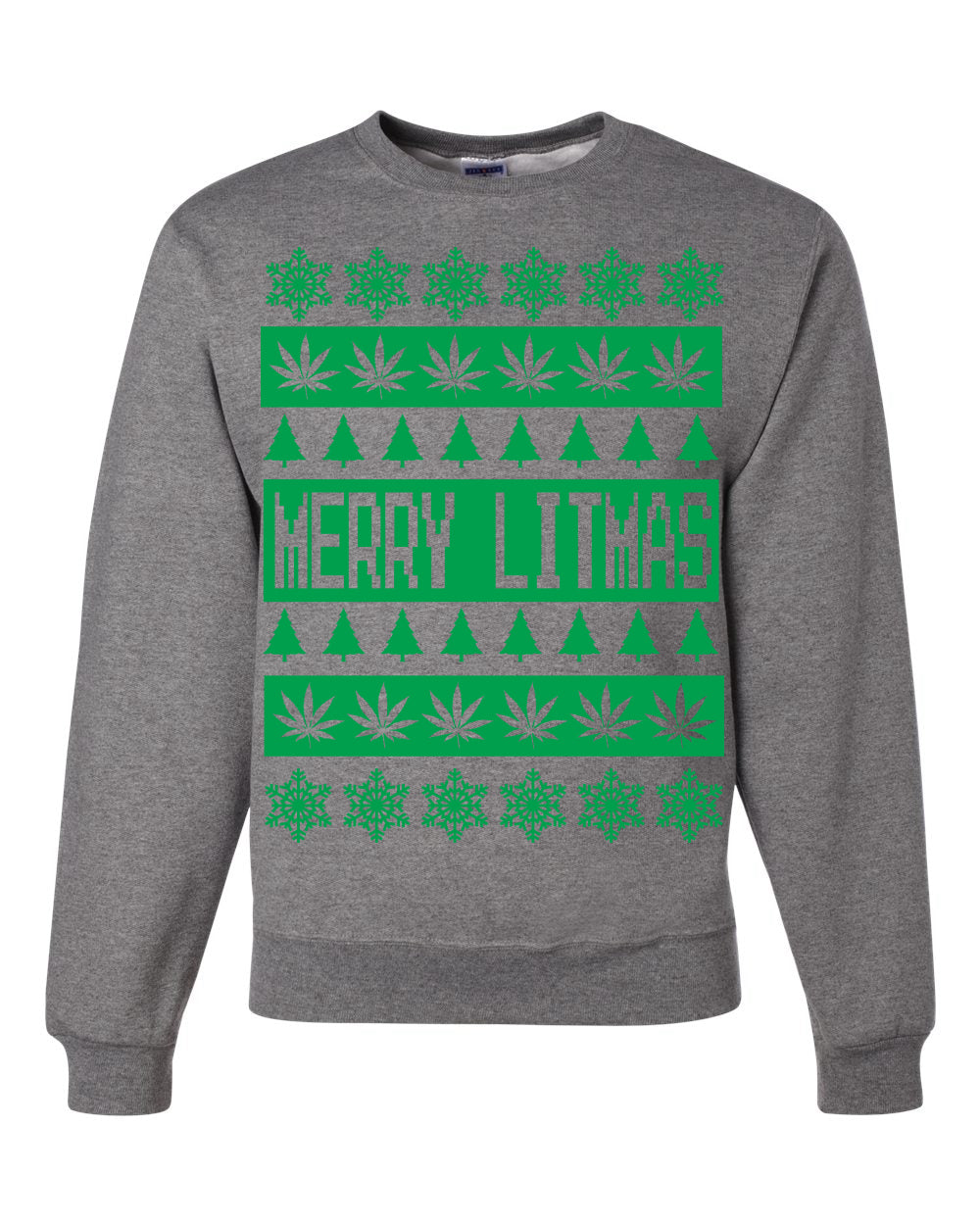 Merry Litmas Unisex Crewneck Graphic Sweatshirt
