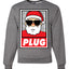 Santa Claus Plug Narcos Pablo Funny Christmas Unisex Crewneck Graphic Sweatshirt