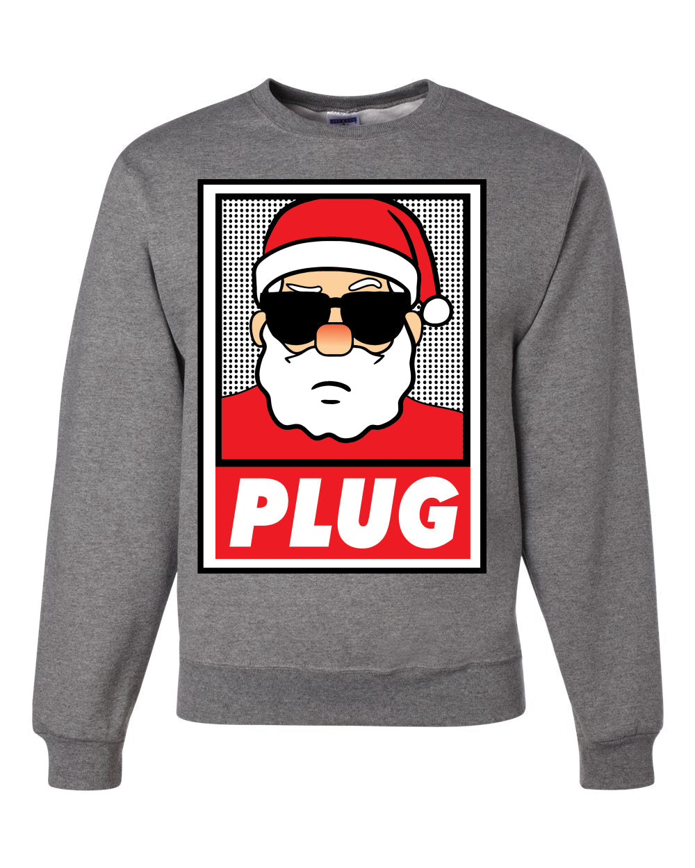 Santa Claus Plug Narcos Pablo Funny Christmas Unisex Crewneck Graphic Sweatshirt