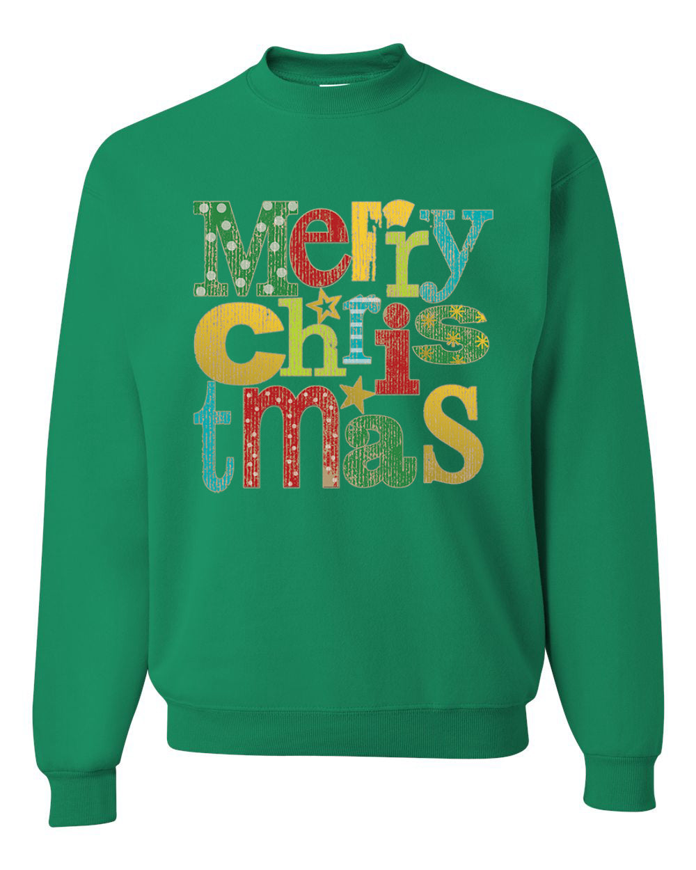 Colorfful Merry Christmas Decoration Christmas Unisex Crewneck Graphic Sweatshirt