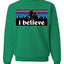 I Believe Big foot Christmas Christmas Unisex Crewneck Graphic Sweatshirt