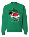 The Struggle is Real Xmas  Ugly Christmas Sweater Unisex Crewneck Graphic Sweatshirt