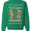 Tis Season to get Naughty Xmas Ugly Christmas Sweater Christmas Unisex Crewneck Graphic Sweatshirt