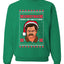 Funny Ron Swanson Parks and Rec Christmas I Don't Care if It's Merry Xmas Christmas Unisex Crewneck Graphic Sweatshirt