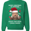 Merry Christmas to Everyone Except Carole Baskin Ugly Christmas Sweater Unisex Crewneck Graphic Sweatshirt