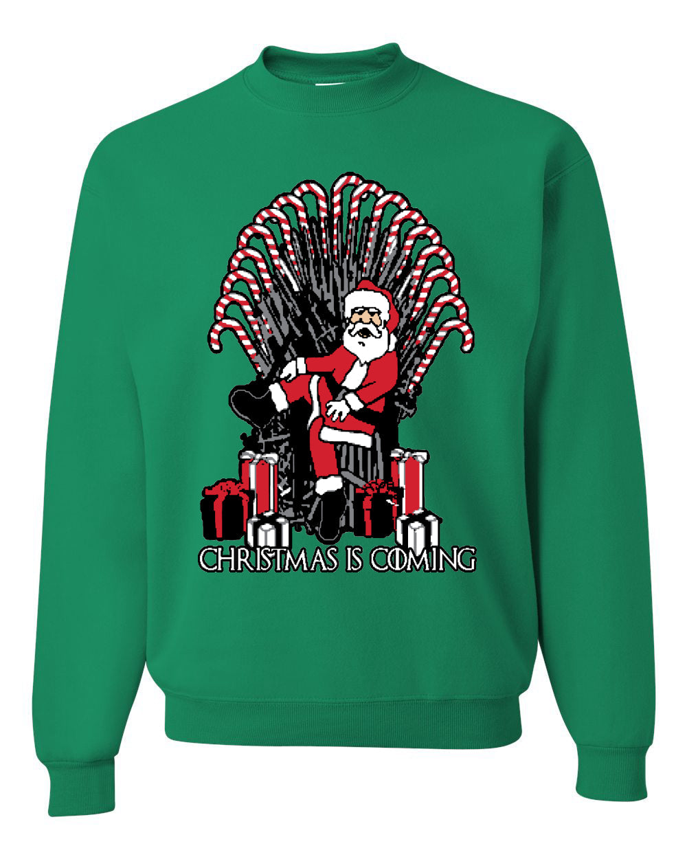 Christmas is Coming | GOT Iron Throne Unisex Crewneck Graphic Sweatshirt