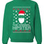 The Original Hipster Funny Santa Beard Xmas Christmas Unisex Crewneck Graphic Sweatshirt