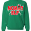 Mommy Elf Unisex Crewneck Graphic Sweatshirt