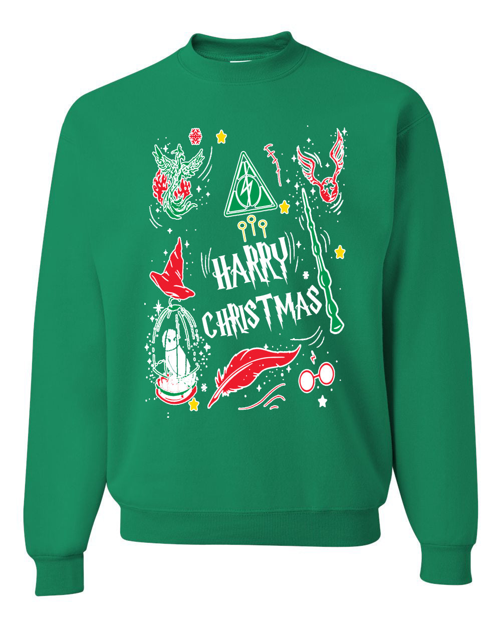 Harry Christmas Ornaments Christmas Unisex Crewneck Graphic Sweatshirt