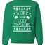 A Girl Has No Ugly Sweater Christmas Unisex Crewneck Graphic Sweatshirt