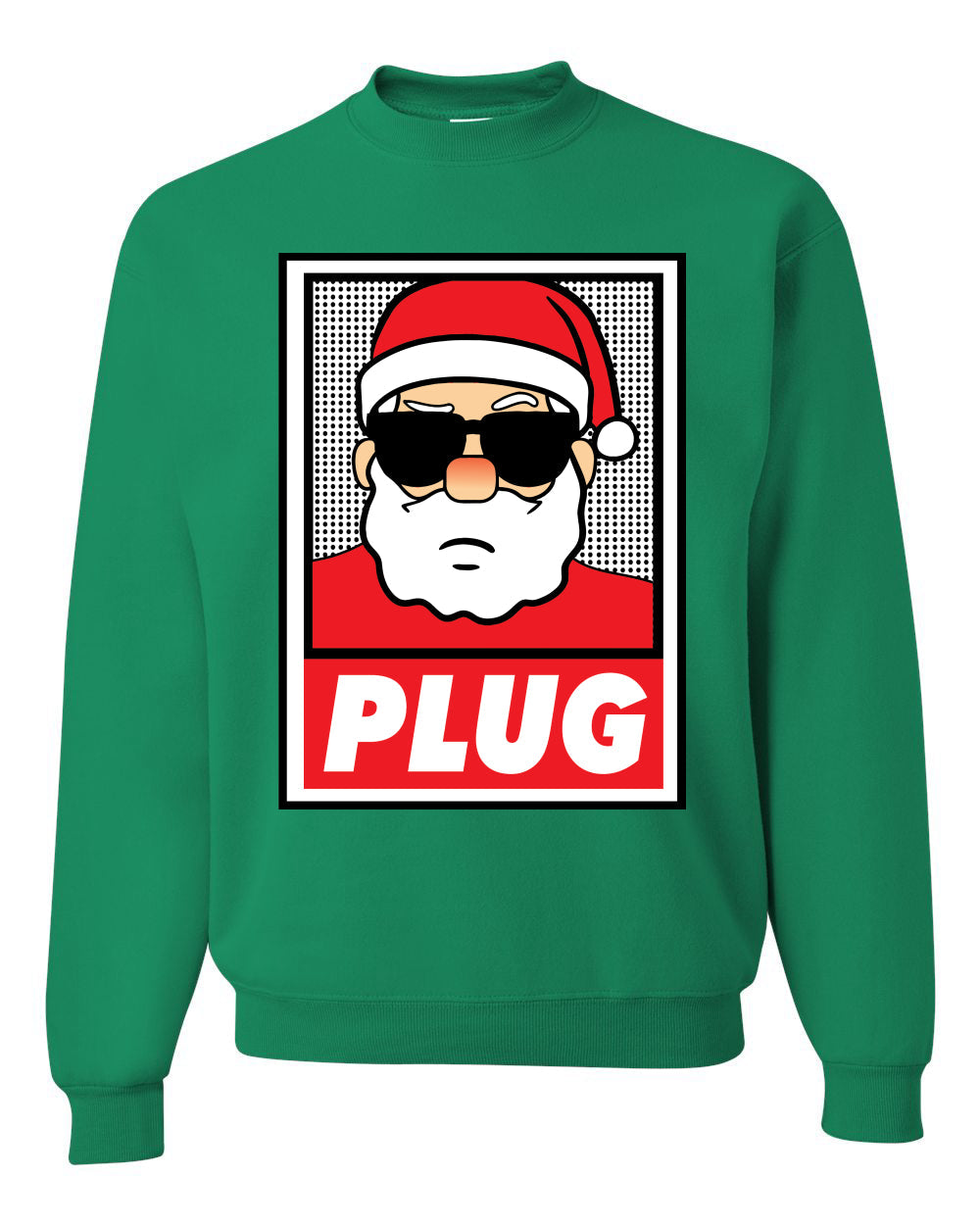 Santa Claus Plug Narcos Pablo Funny Christmas Unisex Crewneck Graphic Sweatshirt