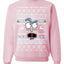 i turned myself into a christmas sweater morty Christmas Unisex Crewneck Graphic Sweatshirt